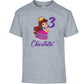 Personalised Any Name Age Girls T-Shirt