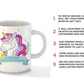Personalised Unicorn Novelty Mugs for Birthday