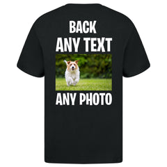 Personalised Any Photo, Any Text Workwear Mens Tshirt