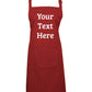 Personalised Any Text Any Logo Aprons For Women And Men