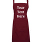 Personalised Any Text Any Logo Aprons For Women And Men