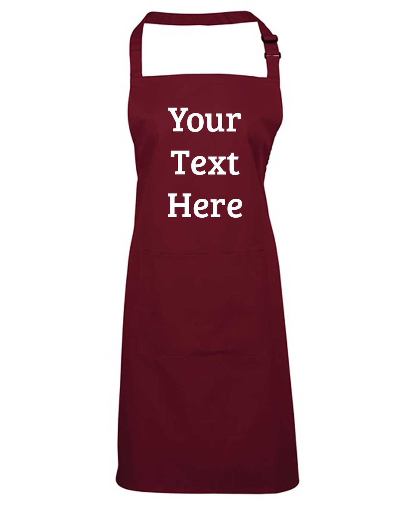 Personalised Any Text Any Logo Aprons For Women And Men