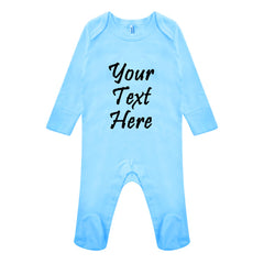 Personalised Any Text Newborn Baby Bodysuits