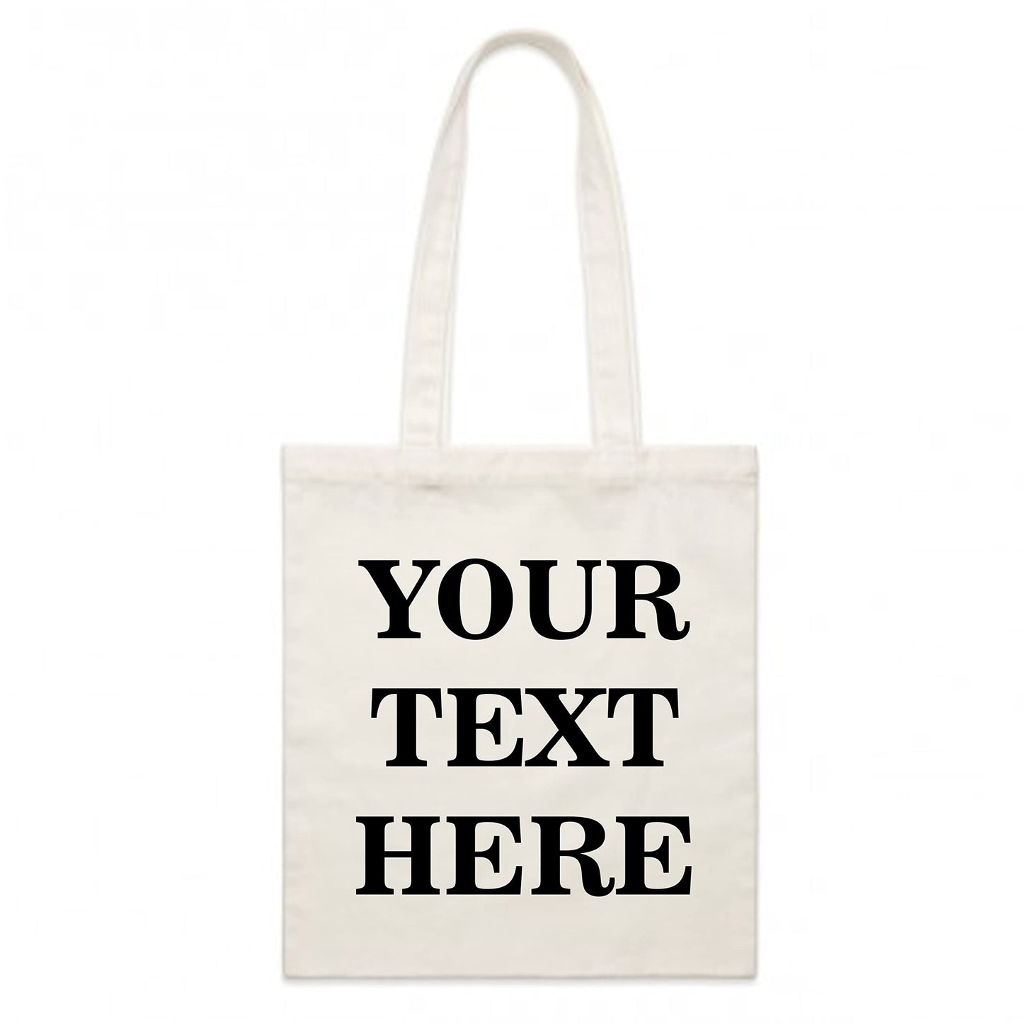 Personalised Any Text Customize Resuable Cotton Shopping Tote bags