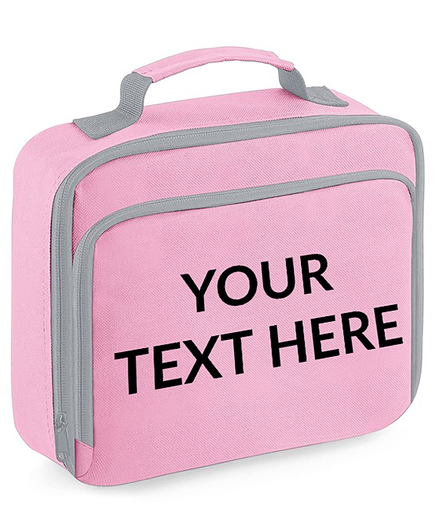 Personalised Any Text Insulated School Lunch Bag for Boys and Girls