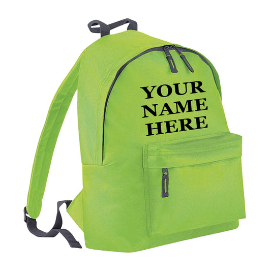 Personalised Any Text Customize School Backpacks for Boys and Girls