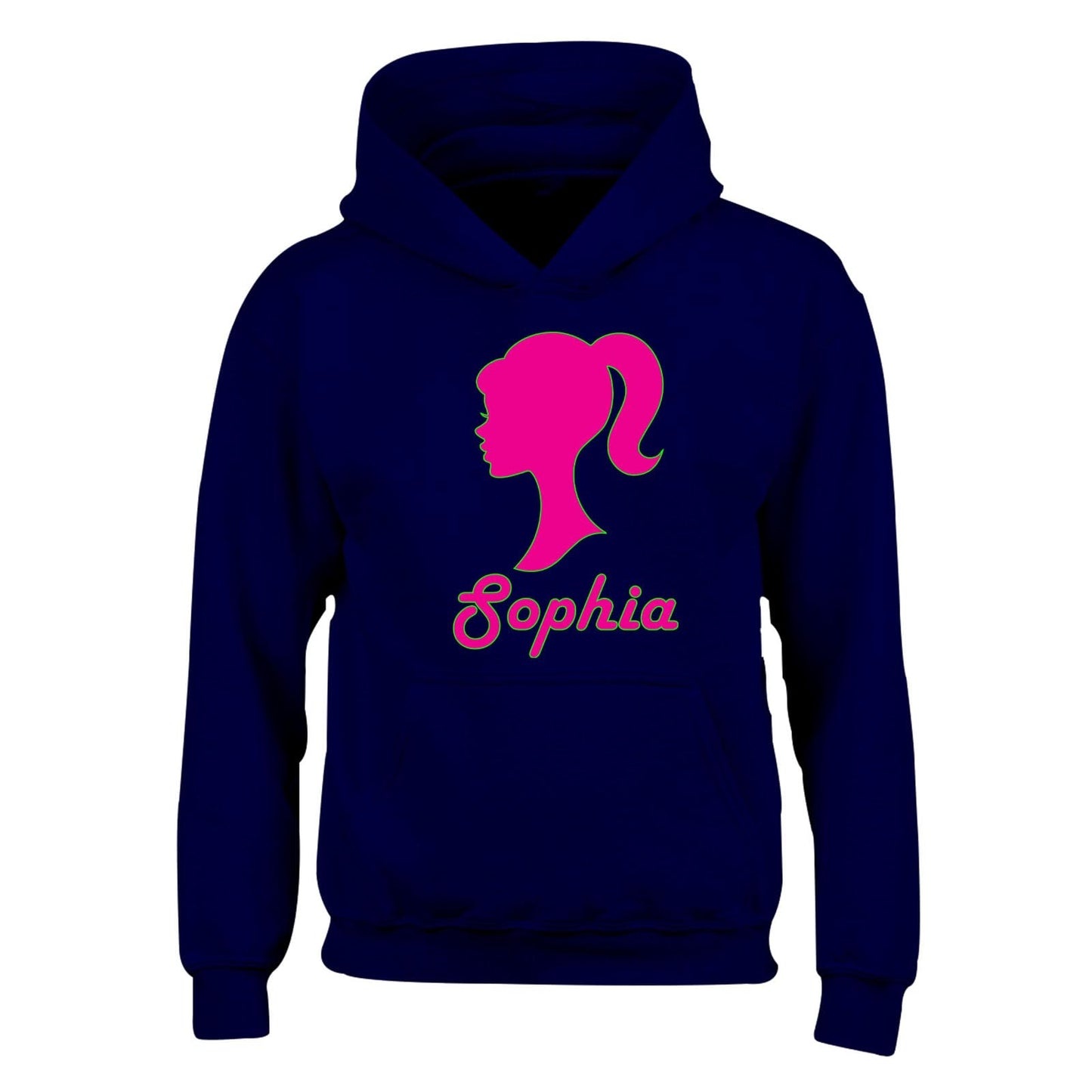 Personalised Baby Doll Custom Name Girls Hoody