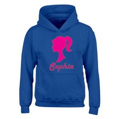 Personalised Baby Doll Girls Hoody - Custom Any Name Hoodie