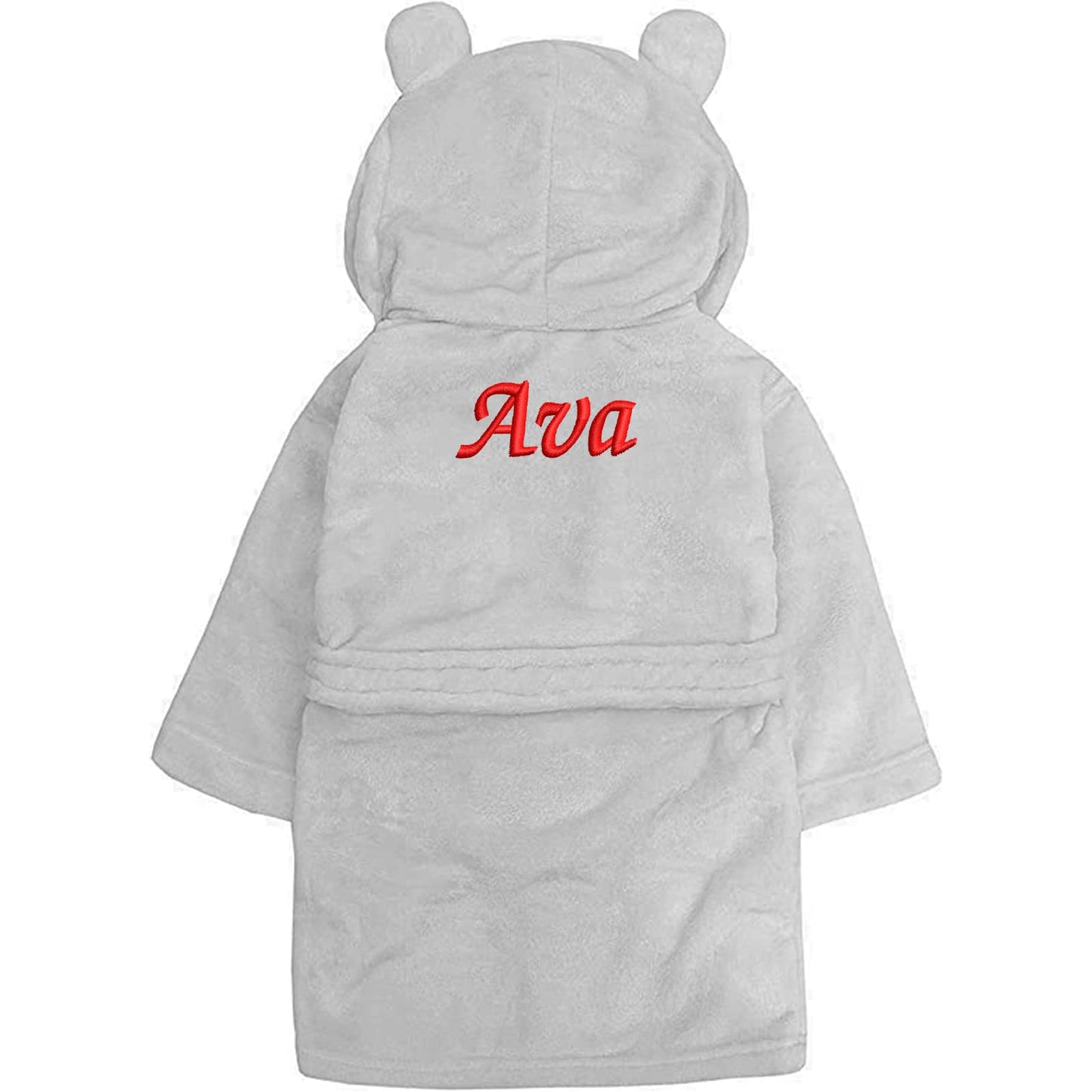 Personalised Embroidered Dressing Gown For Baby Kids