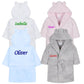 Personalised Embroidered Dressing Gown For Baby Kids