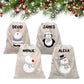 Personalised Christmas Custom Name Sack Bags