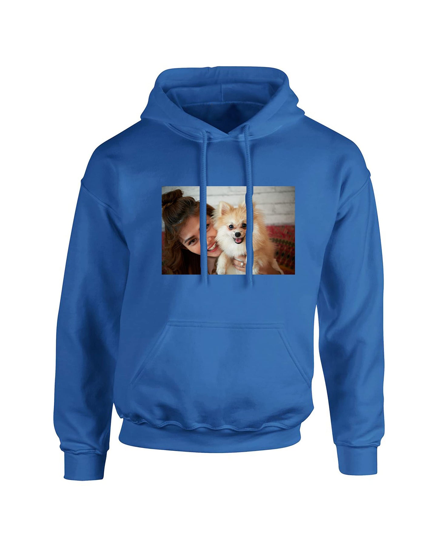 Personalised Hoodies Custom  Any Text Any Logo - Photo Customised Men's Hoodie-5