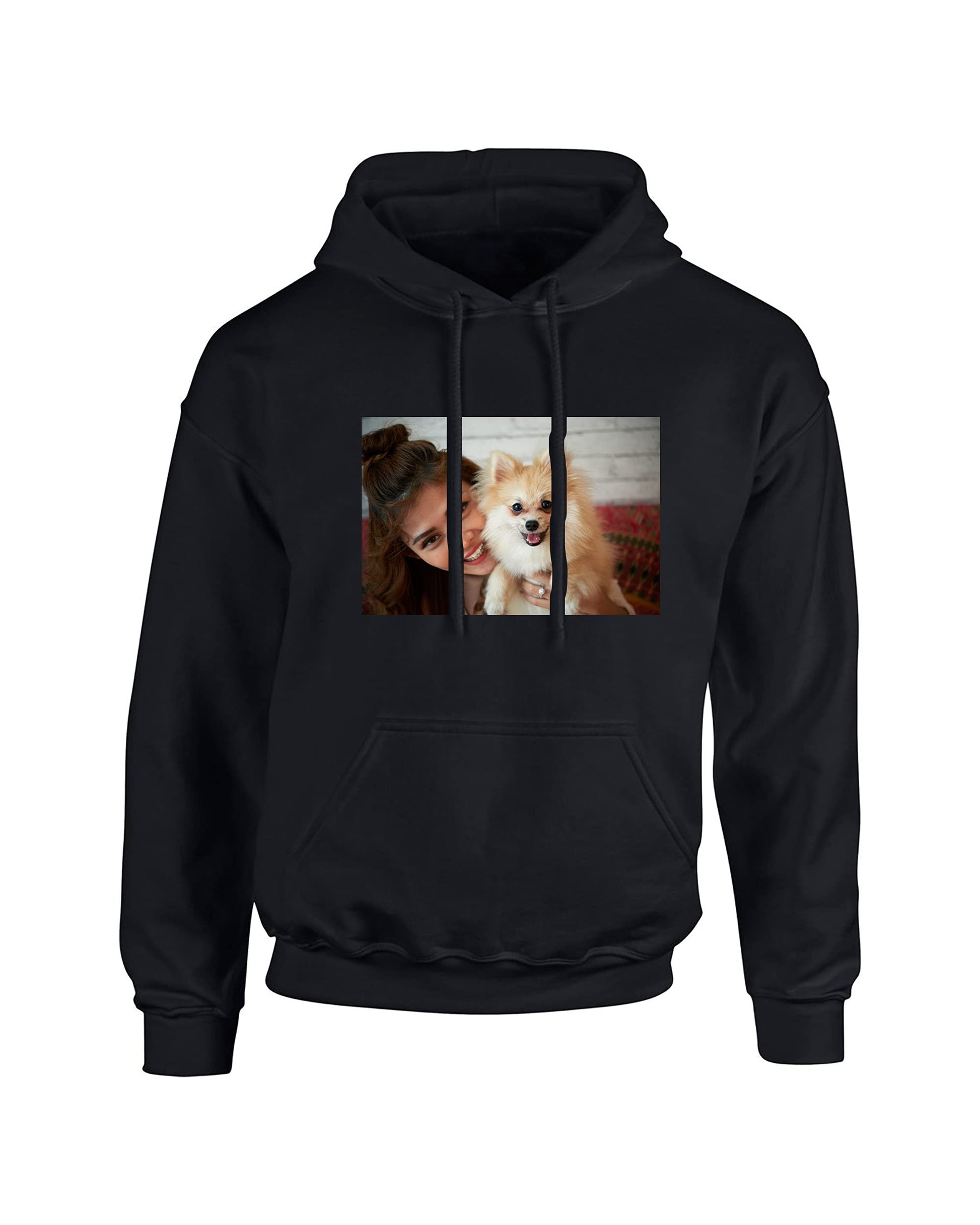 Personalised Hoodies Custom  Any Text Any Logo - Photo Customised Men's Hoodie-9