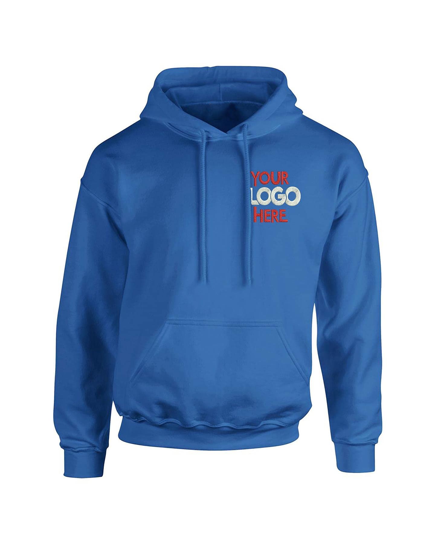 Personalised Embroidered Men’s Hoodie With Custom Logo or Text