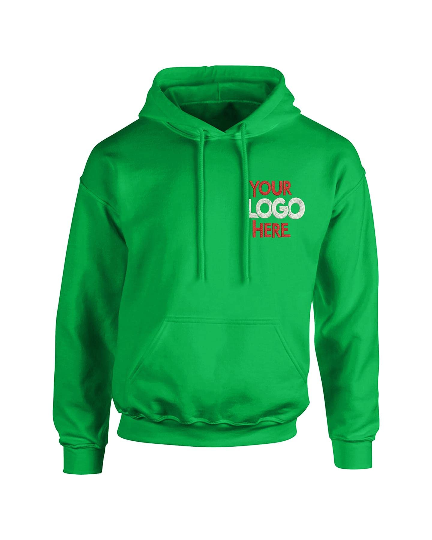 Personalised Embroidered Men’s Hoodie With Custom Logo or Text