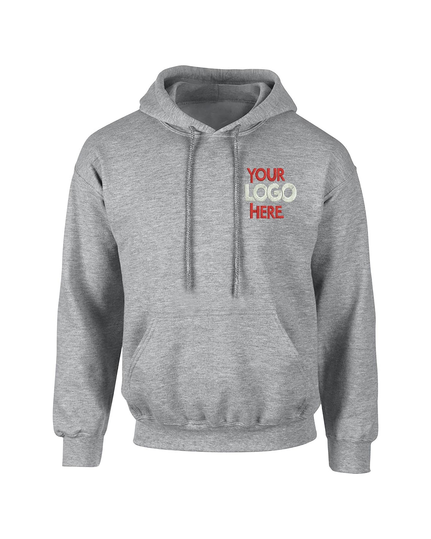 Personalised Embroidered Men’s Hoodie With Custom Logo or Text