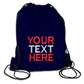 Personalised Embroidered Name Drawstring Bag