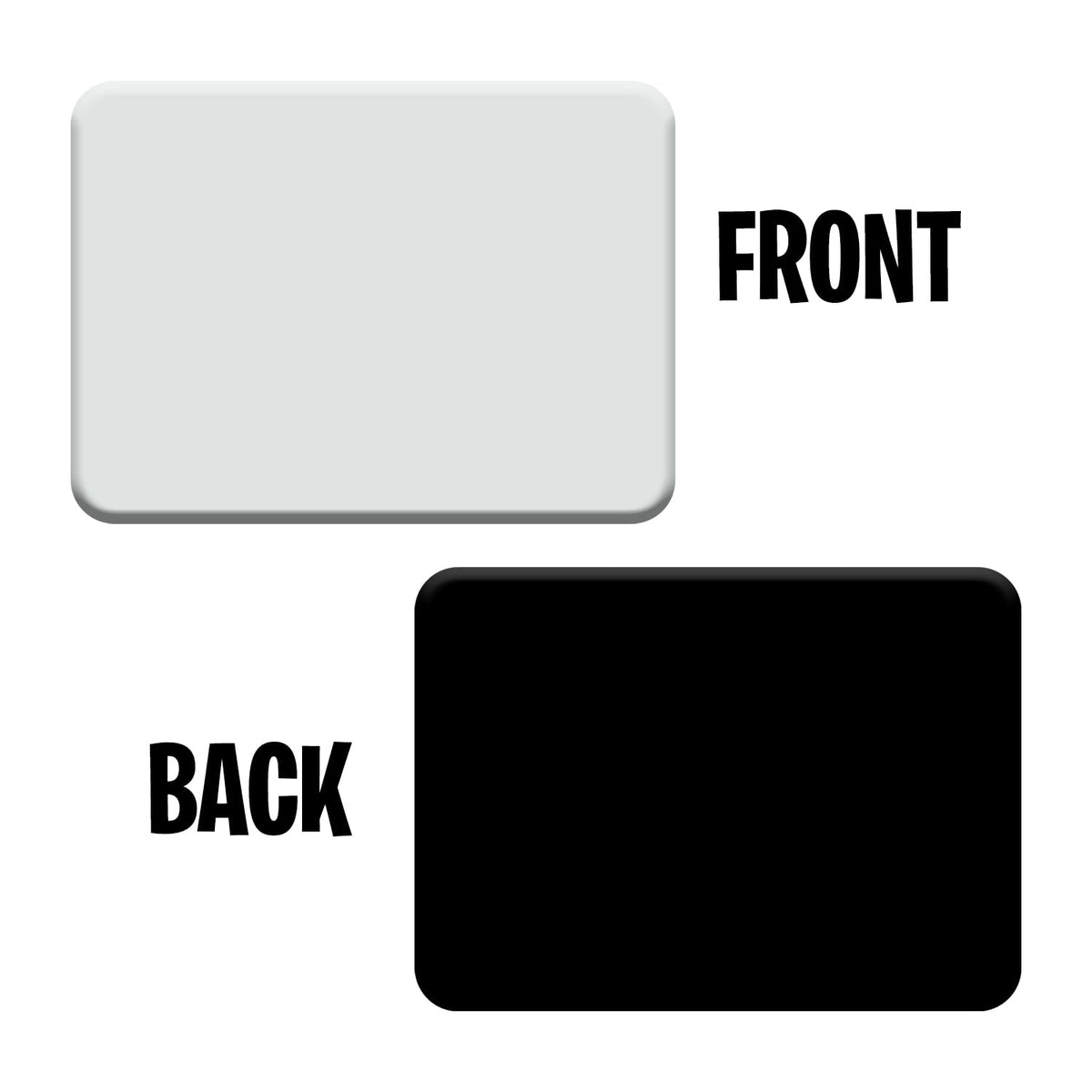 Personalised Fridge Magnets - Customizable Magnetic White Rectangle Photo Frame-2