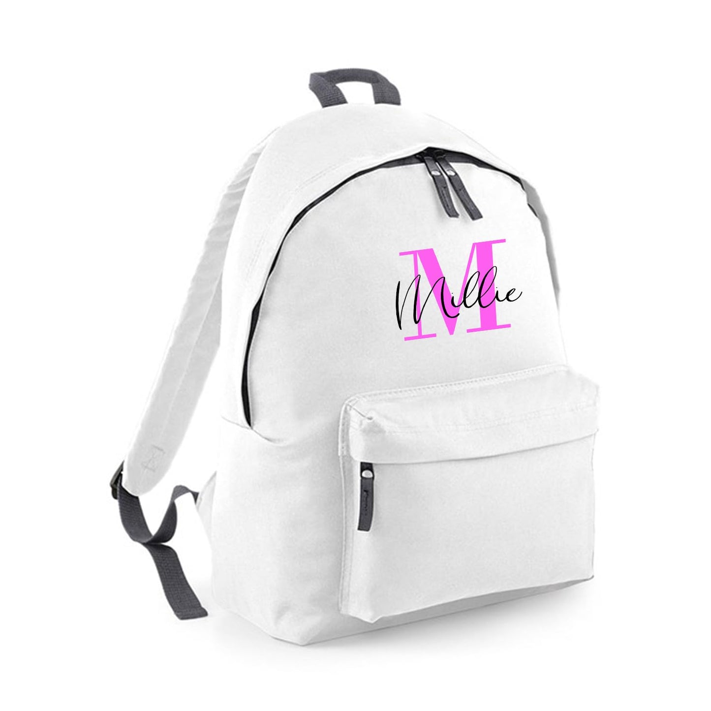 Personalised Initial Letter Backpack for Kids, Custom Name School Bag