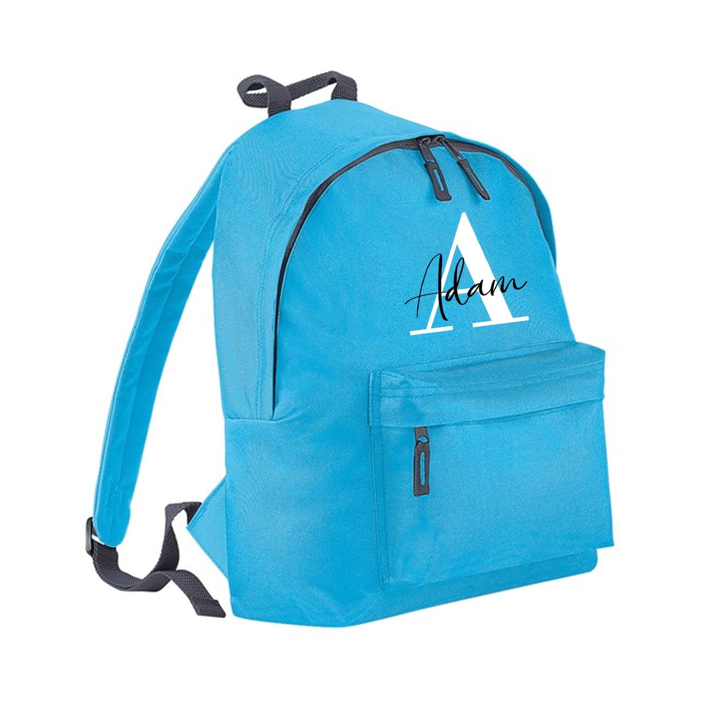 Personalised Initial Letter Backpack for Kids, Custom Name School Bag