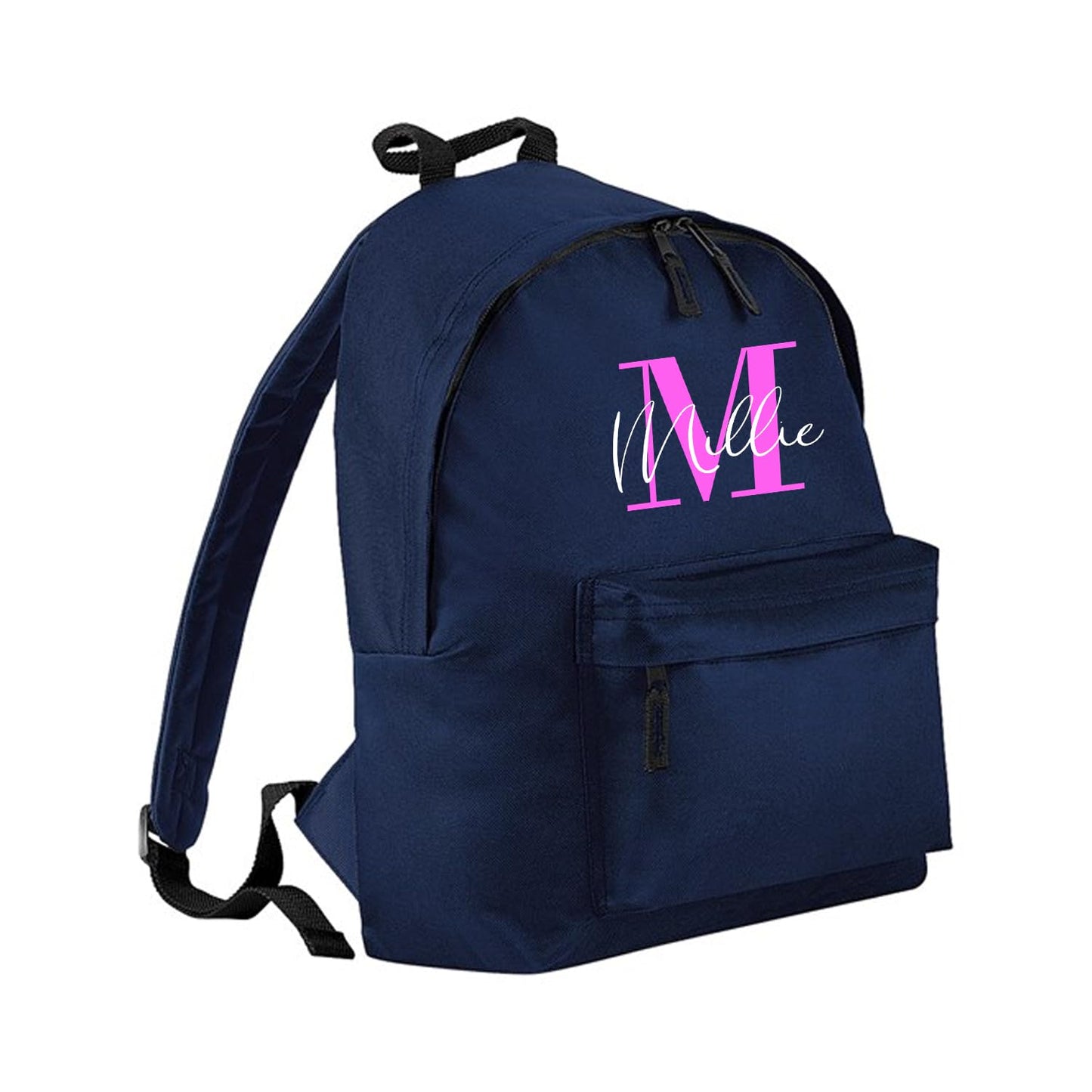 Personalised Initial Letter Backpack – Custom Name Kids School Bag for Boys and Girls-1