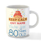 Personalised Keep Calm Any Name Customized Mug