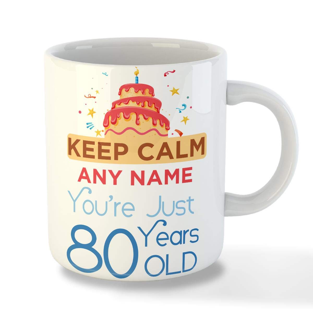 Personalised Keep Calm Any Name Customized Mug