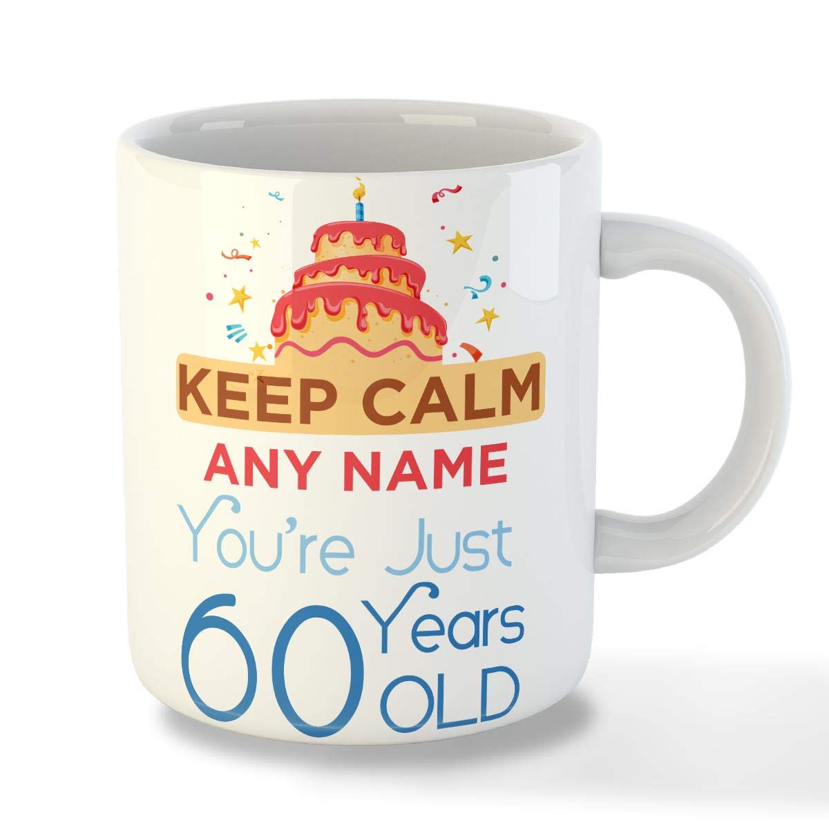 Personalised Keep Calm Any Name Customized Mug