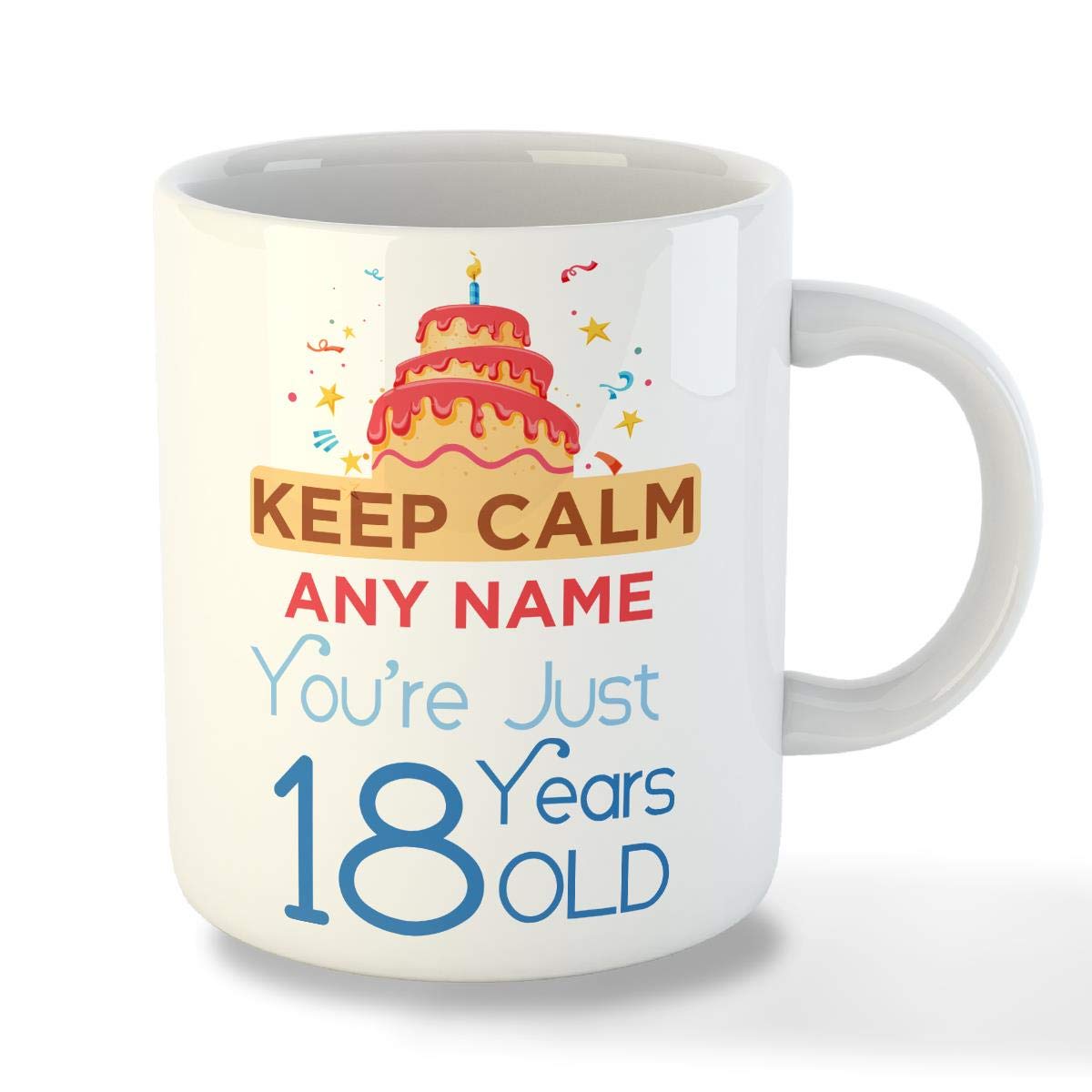 Personalised Keep Calm Any Name Customized Mug