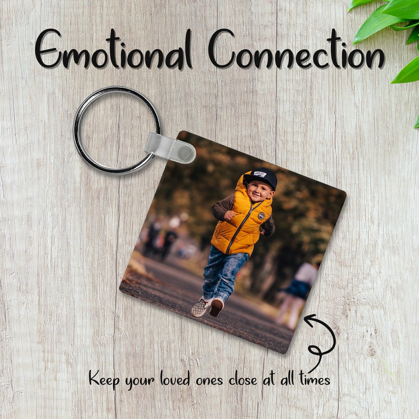 Personalised Keyring Print Custom Image or Text