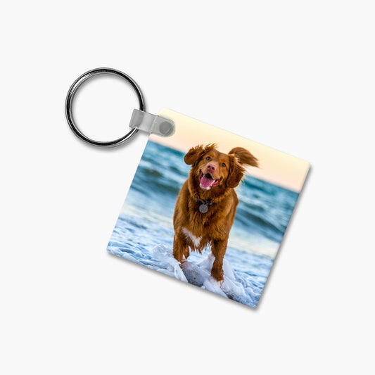 Personalised Keyring Print Custom Image or Text