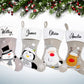 Personalised Kids Name Grey Xmas Custom Stocking