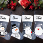 Personalised Kids Name Xmas Custom Blue Stocking