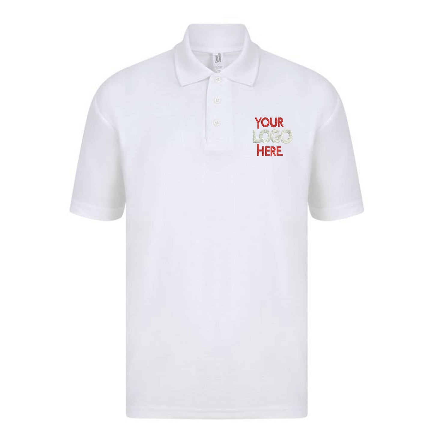 Custom Embroidered Personalised Mens Polo Shirt