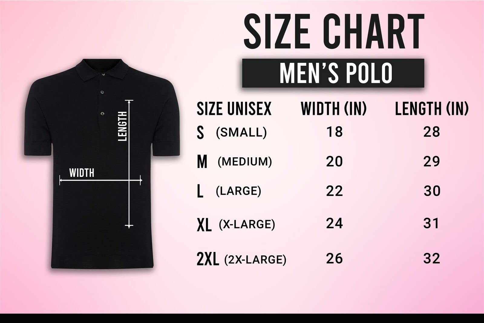 Custom Embroidered Personalised Mens Polo Shirt