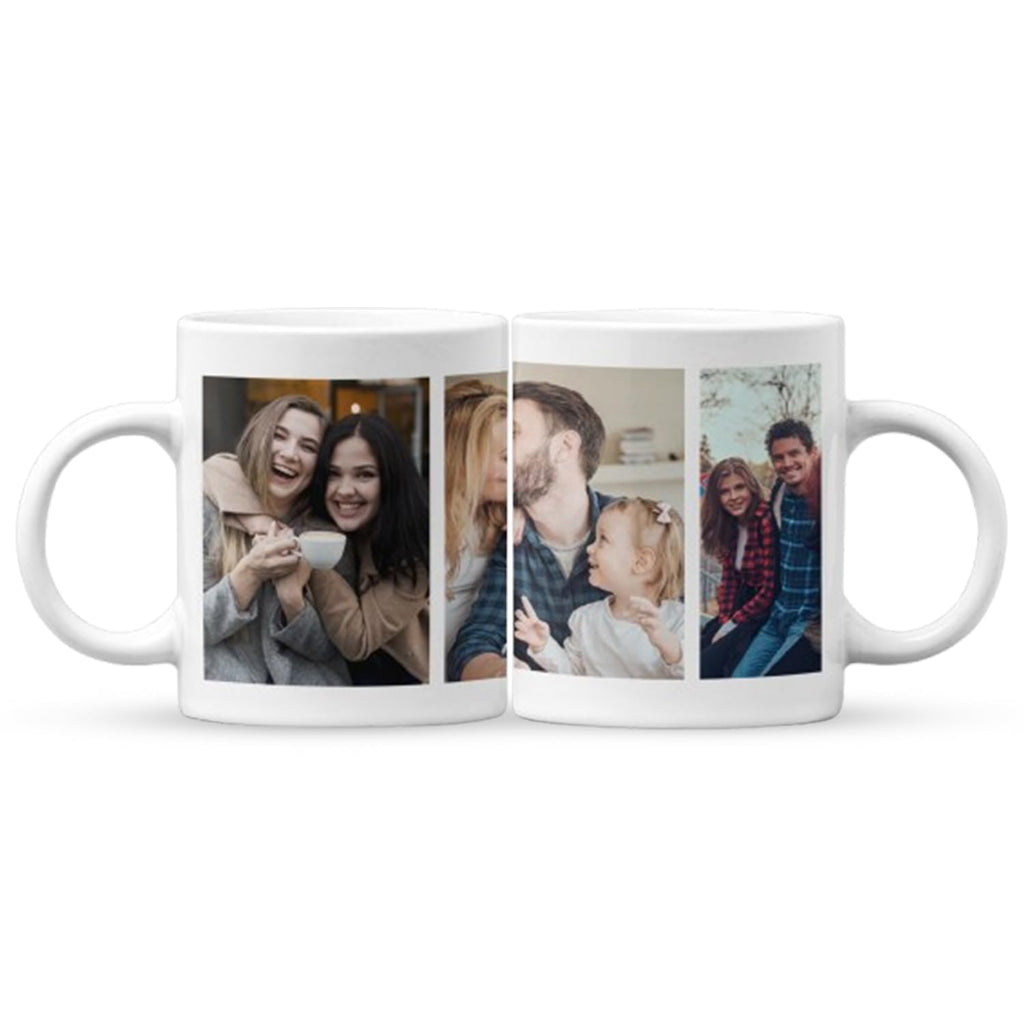 Personalised Photo Collage Mug | Custom Multi-Photo Ceramic Mug | UK