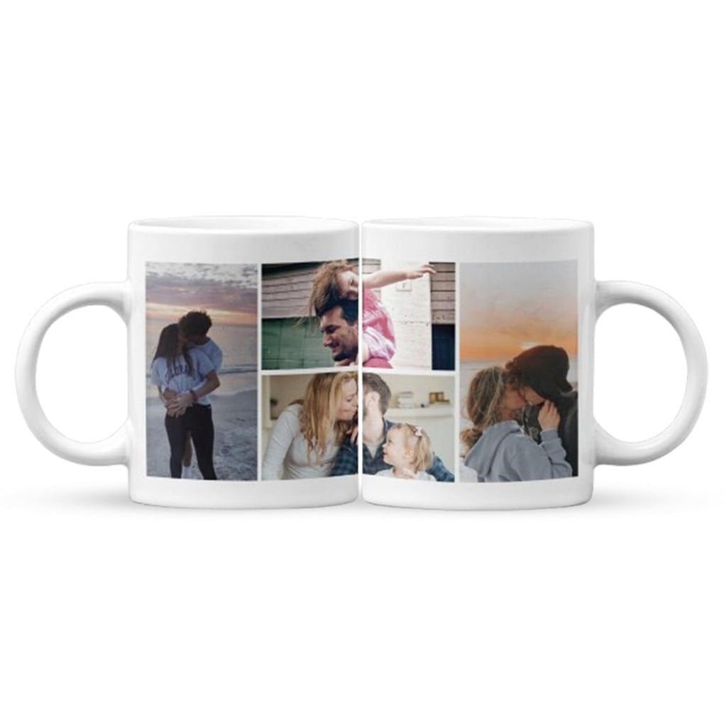 Personalised Photo Collage Mug | Custom Multi-Photo Ceramic Mug | UK
