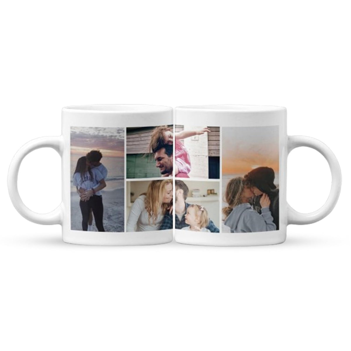 Personalised Photo Collage Mug | Custom Multi-Photo Ceramic Mug | UK