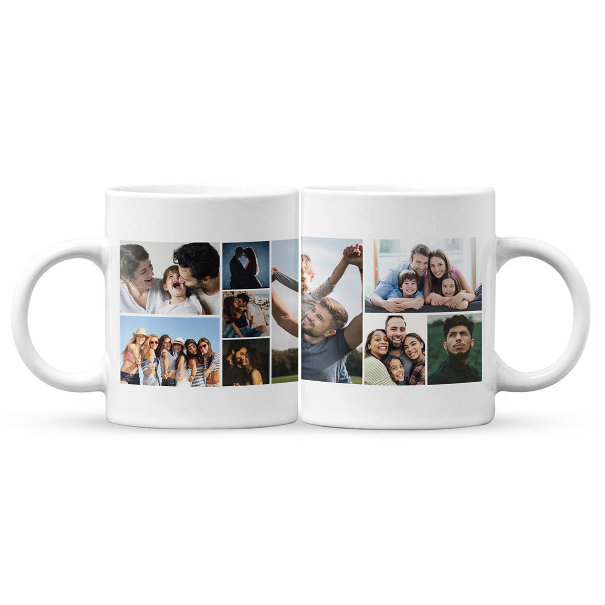 Personalised Photo Collage Mug | Custom Multi-Photo Ceramic Mug | UK