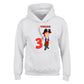 Personalised Name & Age Pirate Boys Hoody