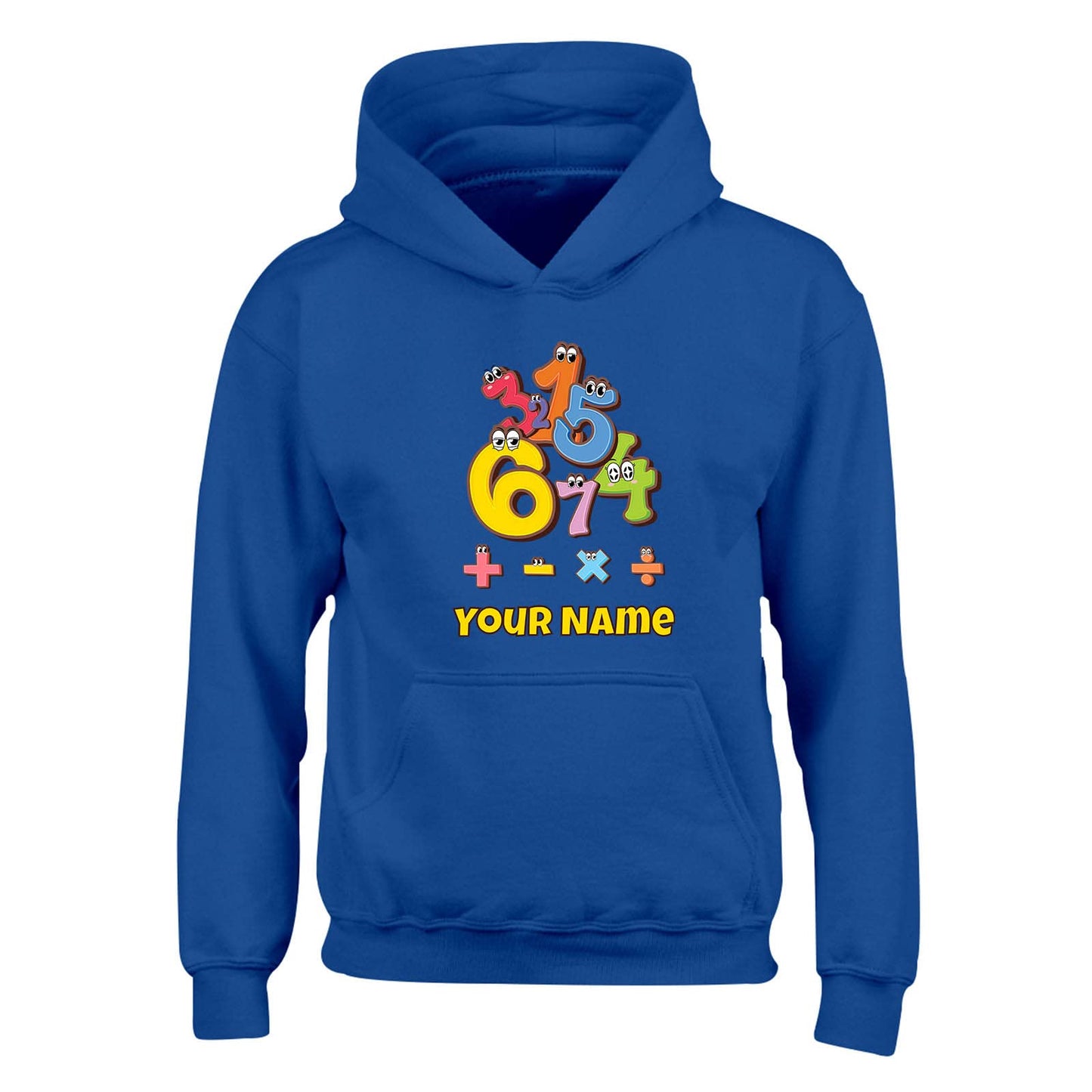 Personalised Number Day Boys Girls Custom Name Hoodie