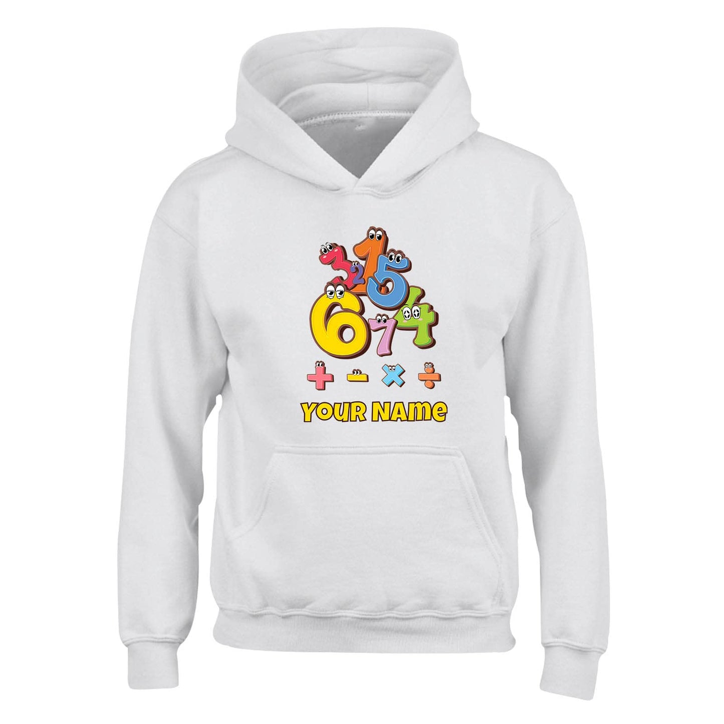 Personalised Number Day Boys Girls Custom Name Hoodie