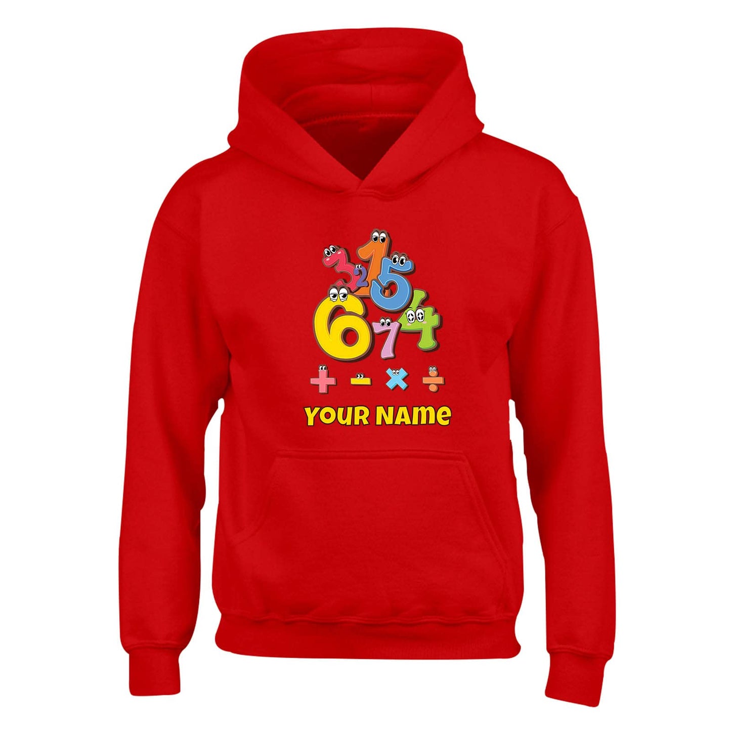 Personalised Number Day Boys Girls Custom Name Hoodie