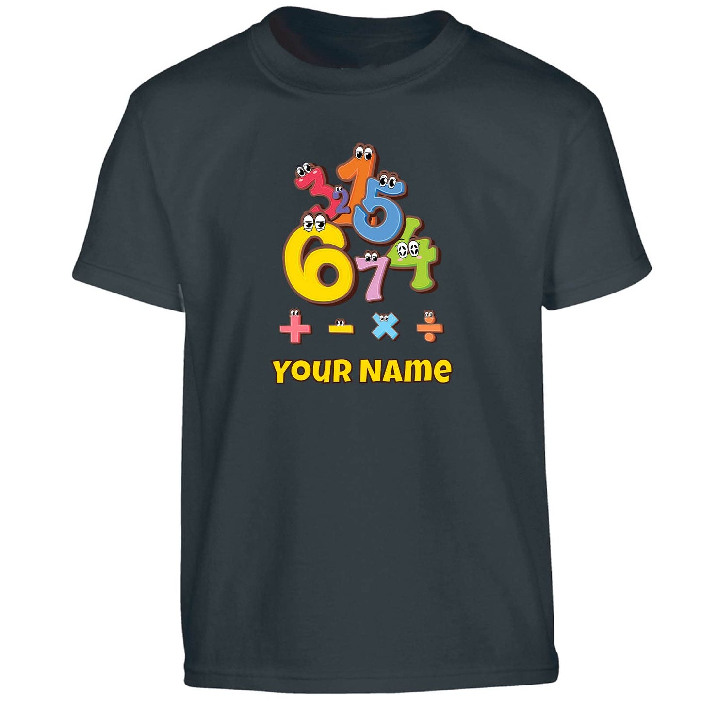 Personalised Number Day Boys Girls Custom Name T-Shirt