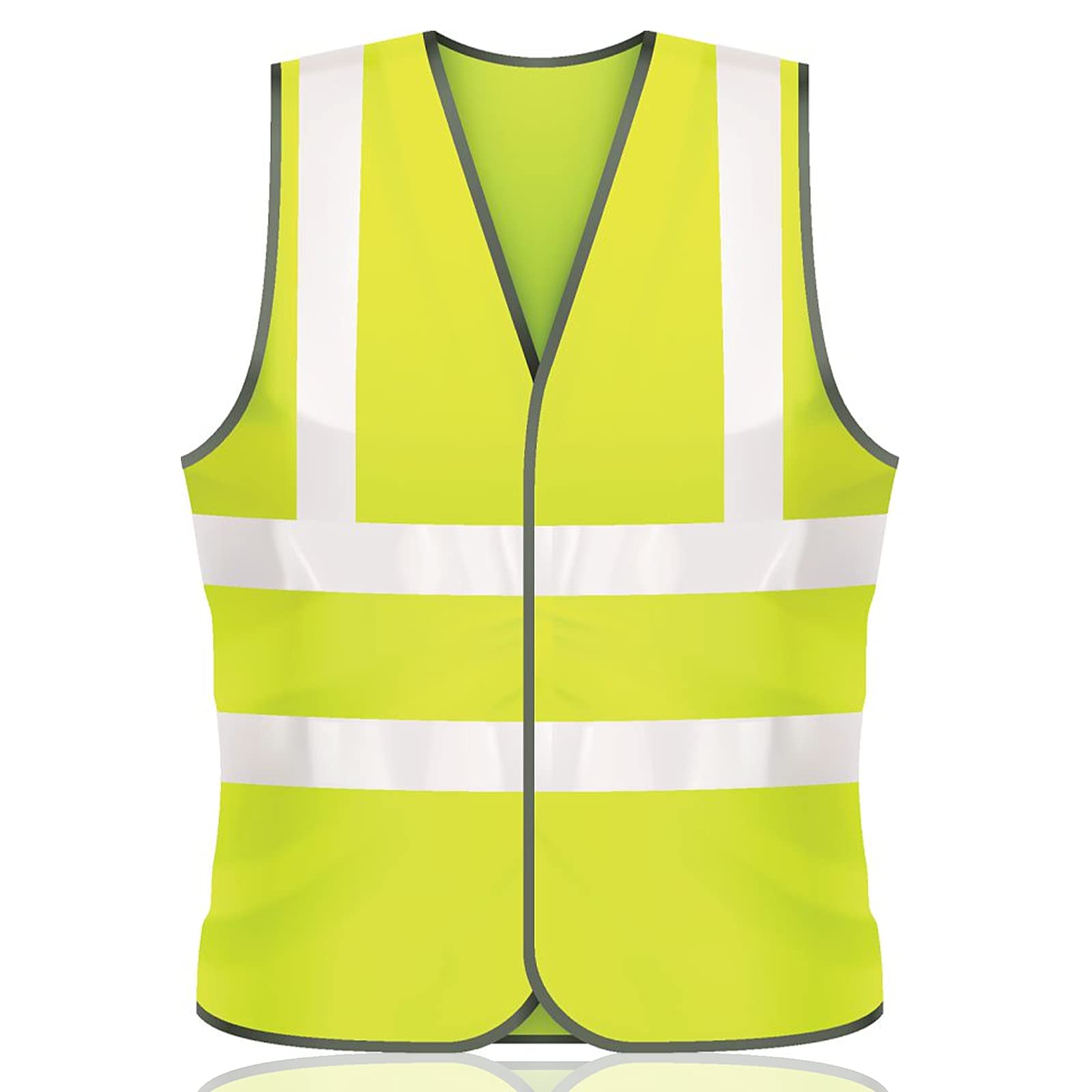 Personalised Reflective Hi Vis Vests - Custom Any Text & Logo Vest