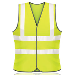 Personalised Reflective Hi Vis Vests - Custom Any Text & Logo Vest