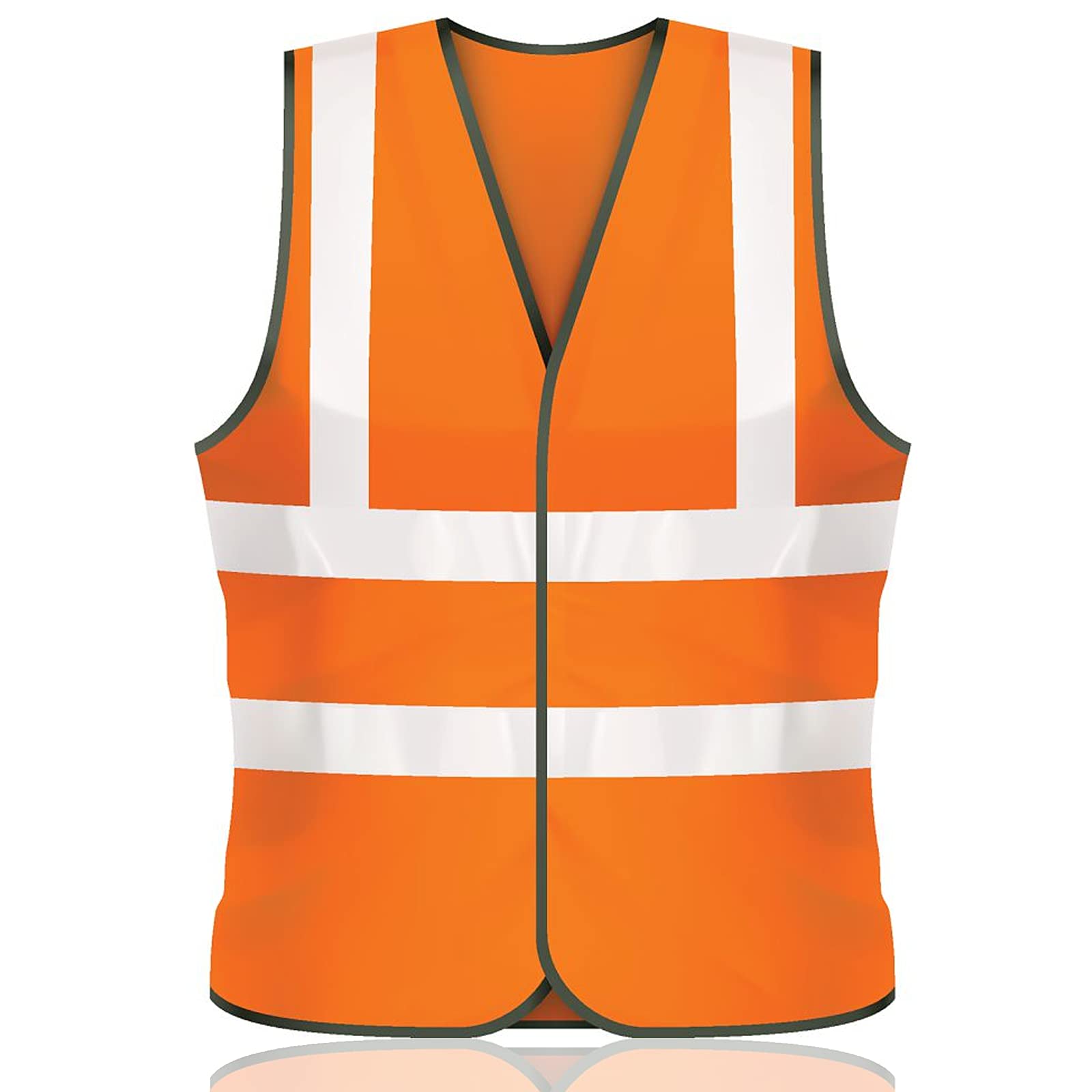Personalised Reflective Hi Vis Vests - Custom Any Text & Logo Vest