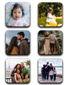 Personalised 6 Pack Custom Any Photo Coaster - 6 Pack Customize Coaster-1