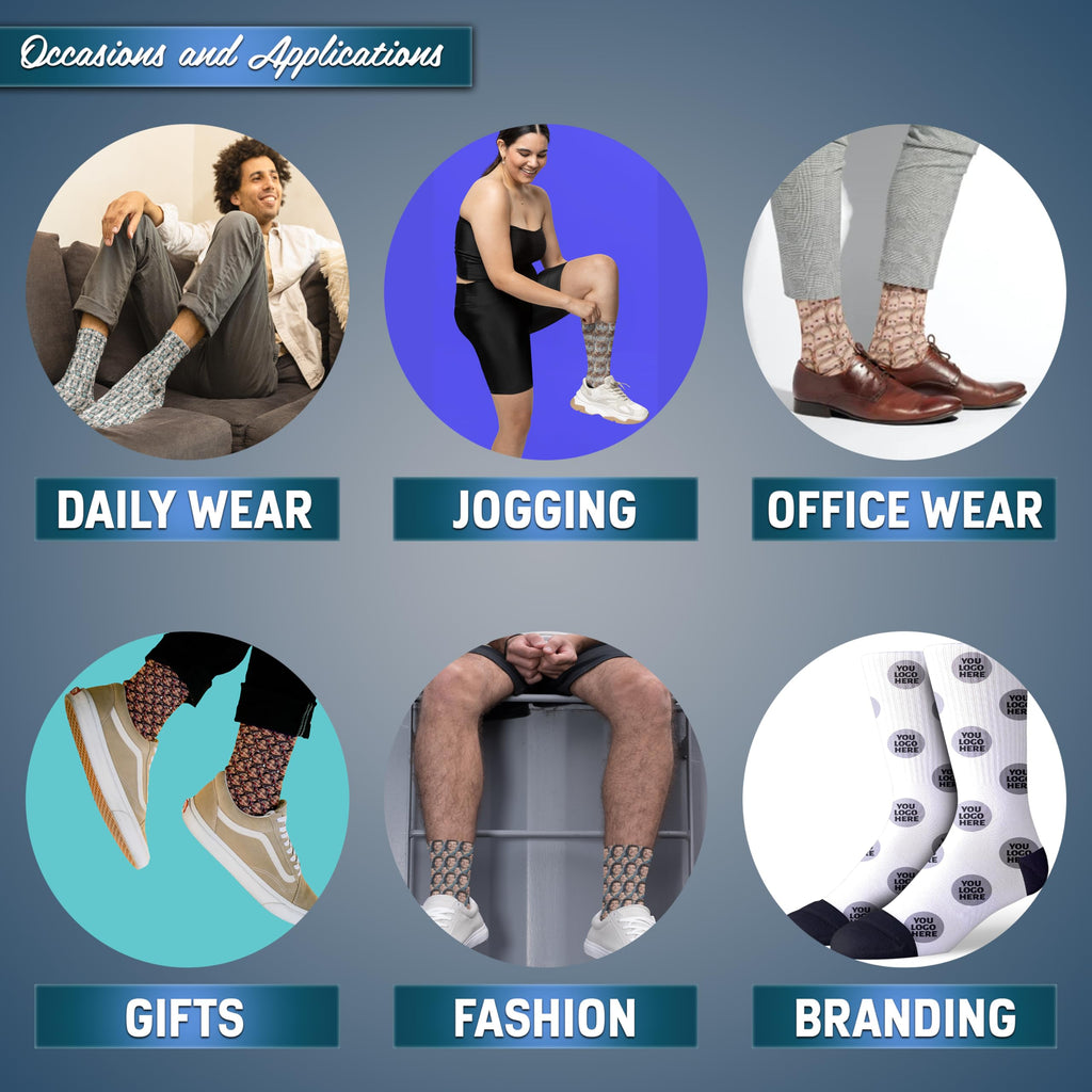 Personalised Socks  - Custom Face Socks for Men's and Women's-3