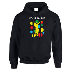 Personalised Spotty Men’s Hoody – Custom Name Dancing Dab Hoody-1